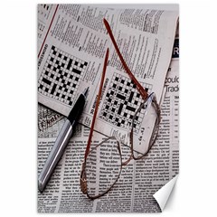 Crossword Genius Canvas 20  X 30  (unframed) by StuffOrSomething