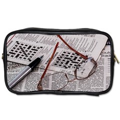 Crossword Genius Travel Toiletry Bag (one Side) by StuffOrSomething