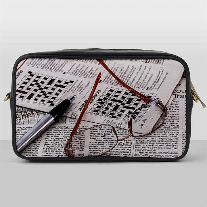 Crossword Genius Travel Toiletry Bag (One Side)