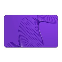 Twisted Purple Pain Signals Magnet (rectangular) by FunWithFibro