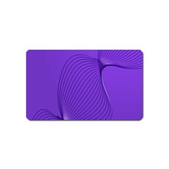 Twisted Purple Pain Signals Magnet (name Card) by FunWithFibro