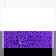 Twisted Purple Pain Signals Jigsaw Puzzle (rectangle) by FunWithFibro