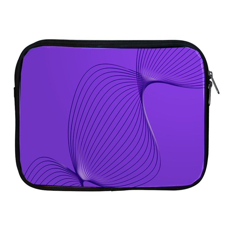 Twisted Purple Pain Signals Apple iPad Zippered Sleeve