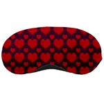 Galaxy Hearts Grunge Style Pattern Sleeping Mask Front