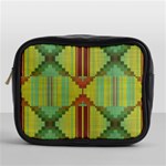 Tribal shapes Mini Toiletries Bag (One Side) Front