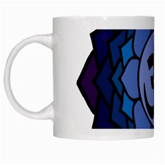 Ohm Lotus 01 White Coffee Mug by oddzodd