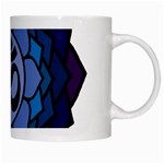 Ohm Lotus 01 White Coffee Mug Right