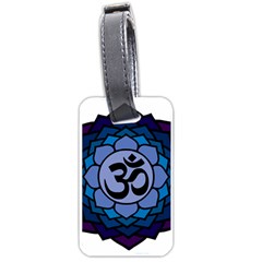 Ohm Lotus 01 Luggage Tag (one Side) by oddzodd