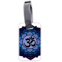 Ohm Lotus 01 Luggage Tag (two Sides) by oddzodd