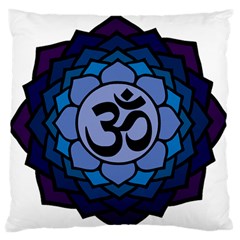 Ohm Lotus 01 Standard Flano Cushion Case (two Sides) by oddzodd