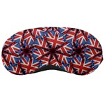 Heart Shaped England Flag Pattern Design Sleeping Mask Front