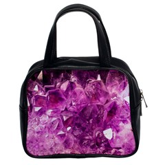 Amethyst Stone Of Healing Classic Handbag (two Sides) by FunWithFibro