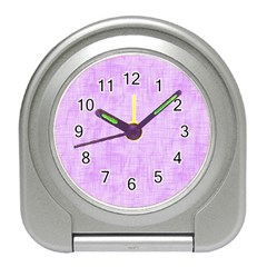 Hidden Pain In Purple Desk Alarm Clock by FunWithFibro