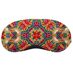 Multicolor Geometric Print Sleeping Mask by dflcprints