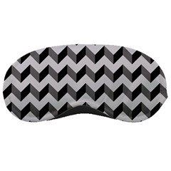 Modern Retro Chevron Patchwork Pattern  Sleeping Mask by GardenOfOphir