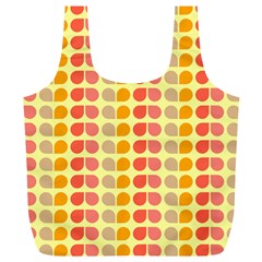 Colorful Leaf Pattern Reusable Bag (xl) by GardenOfOphir