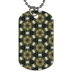 Faux Animal Print Pattern Dog Tag (two-sided)  by GardenOfOphir