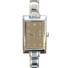 Cute Pretty Elegant Pattern Rectangular Italian Charm Watch by GardenOfOphir