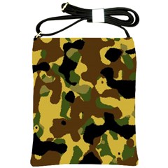 Camo Pattern  Shoulder Sling Bag by Colorfulart23