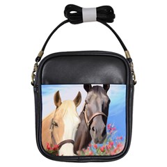 Miwok Horses Girl s Sling Bag by JulianneOsoske