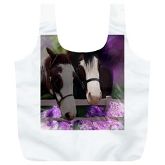 Two Horses Reusable Bag (xl) by JulianneOsoske