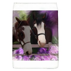 Two Horses Removable Flap Cover (large) by JulianneOsoske