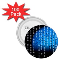 Binary Rain 1 75  Button (100 Pack) by StuffOrSomething