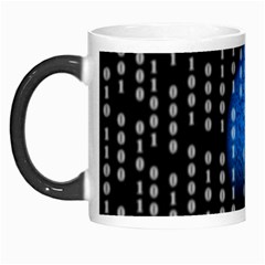 Binary Rain Morph Mug by StuffOrSomething