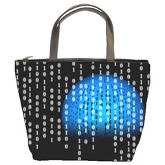 Binary Rain Bucket Handbag by StuffOrSomething