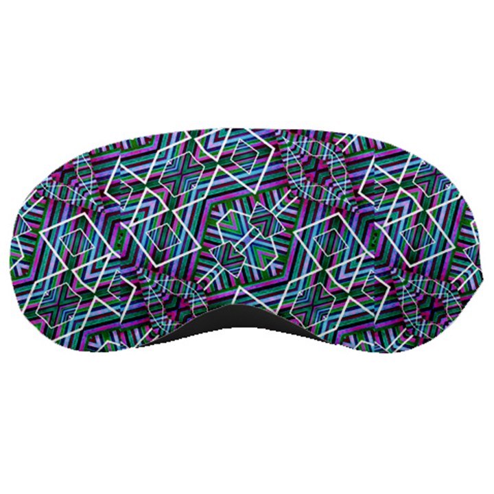 Colorful Geometric Print Sleeping Mask