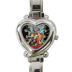 Megaforce F412359c Heart Italian Charm Watch  by GWAILO