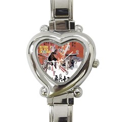 Shao Lin Ta Peng Hsiao Tzu D80d4dae Heart Italian Charm Watch  by GWAILO