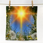 Dandelions Face Towel Front