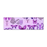 Purple Awareness Butterflies Bumper Sticker 10 Pack Front