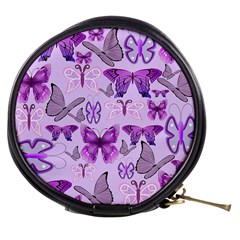 Purple Awareness Butterflies Mini Makeup Case by FunWithFibro