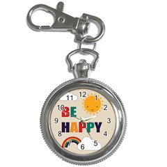 Be Happy Key Chain Watch by Kathrinlegg