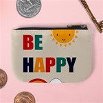 Be Happy Coin Change Purse Back