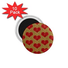 Sparkle Heart  1 75  Button Magnet (10 Pack) by Kathrinlegg