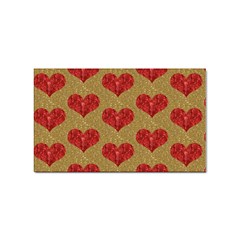 Sparkle Heart  Sticker 100 Pack (rectangle) by Kathrinlegg