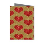 Sparkle Heart  Mini Greeting Card (8 Pack) Left