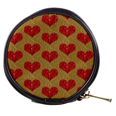 Sparkle Heart  Mini Makeup Case by Kathrinlegg