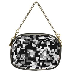 Background Noise In Black & White Chain Purse (one Side) by StuffOrSomething