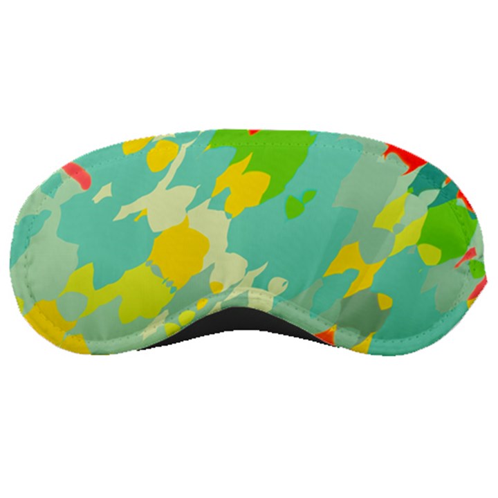 Smudged shapes Sleeping Mask