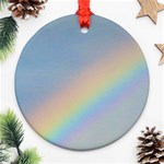 Rainbow Round Ornament (Two Sides) Front