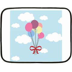 Balloons Mini Fleece Blanket (two Sided) by Kathrinlegg