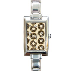 Donuts Rectangular Italian Charm Watch by Kathrinlegg