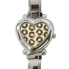 Donuts Heart Italian Charm Watch  by Kathrinlegg