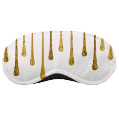 Gold Glitter Paint Sleeping Mask by Kathrinlegg