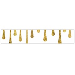 Gold Glitter Paint Flano Scarf (large) by Kathrinlegg