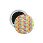 Triangle Pattern 1.75  Button Magnet Front